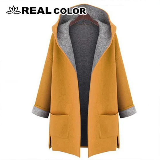 

Fashion 2019 Casual Hooded Cardigan For Women Long Sleeve New Elegant Female Plus Size SA-95 92/5000 -8