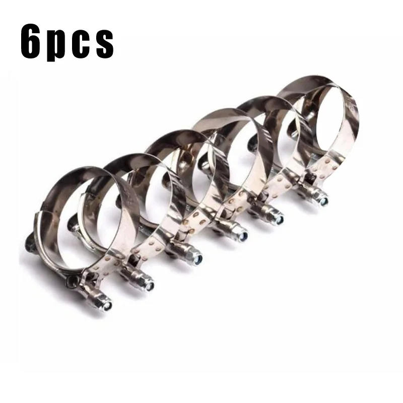 

Intake Hose Clamps Clips Accessories Parts Replacement 6Pcs 2.5 Inch ID