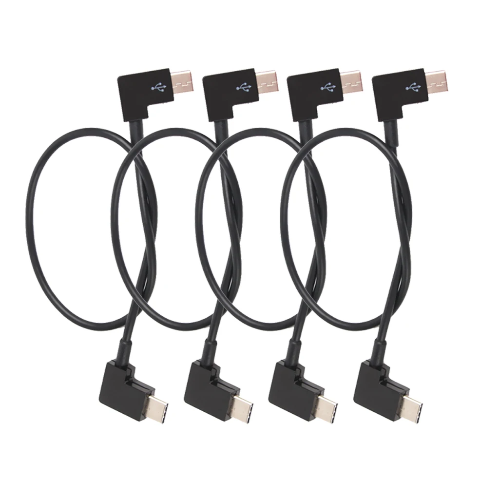 4 Pack 30cm USB Type-C to Type-C Short Cable, Right Angle 90 Degree USB-C Male to Male Data Sync/Charging Extension Cable Cord 4 Pack 30cm USB Type-C to Type-C Short Cable, Right Angle 90 Degree USB-C Male to Male Data Sync/Charging Extension Cable Cord