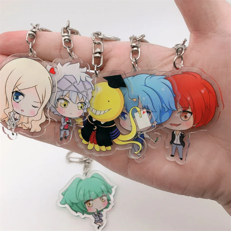 Anime Assassination Classroom Korosensei Keychain Cosplay Accessories Key  Chain Pendant Cartoon Badge