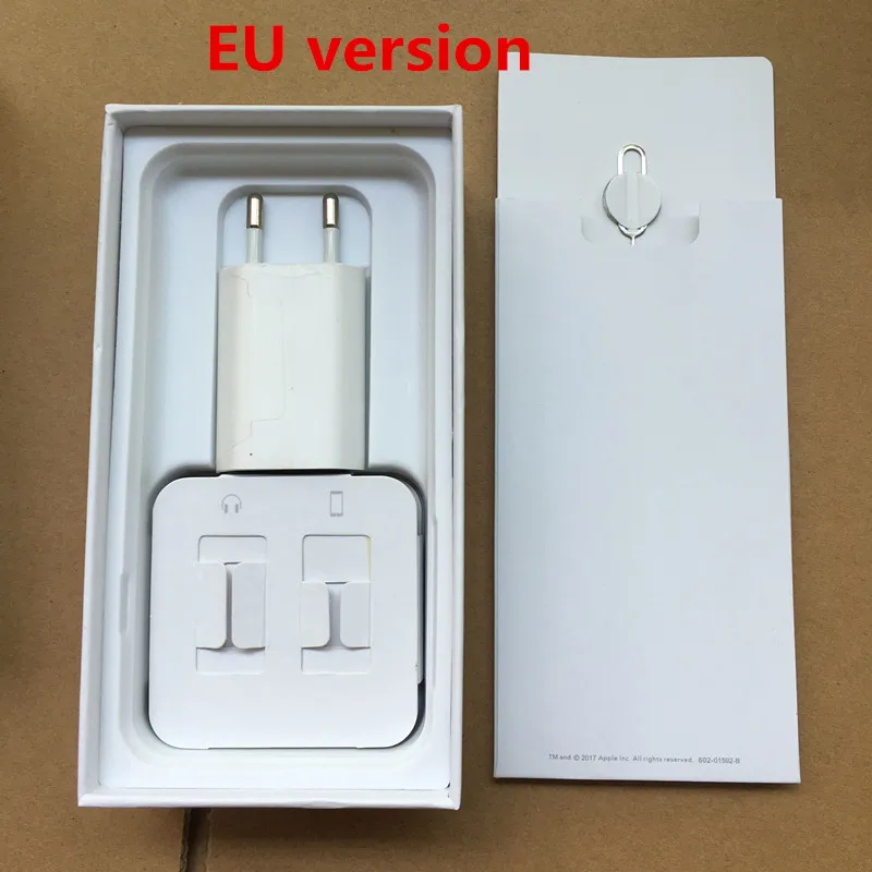 

10pcs/lot US/EU/UK Version Retail Package Empty Packing Box for iPhone 7 8 with Accessories With Manual Sticker