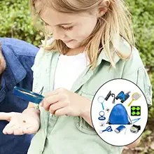 

Outdoor Adventure Camping Kit Explorer Toy Insect Viewer Nature Binoculars Bug Catcher Kit for Hiking Exploration Boys & Girls