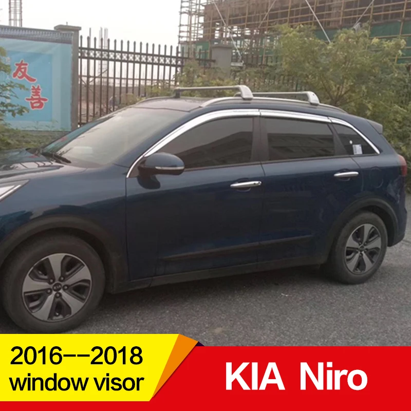Использовать для kia Niro окно козырек 17 18 лет Покрытие Серебряная сторона Солнце Дождь защитный чехол внешние аксессуары