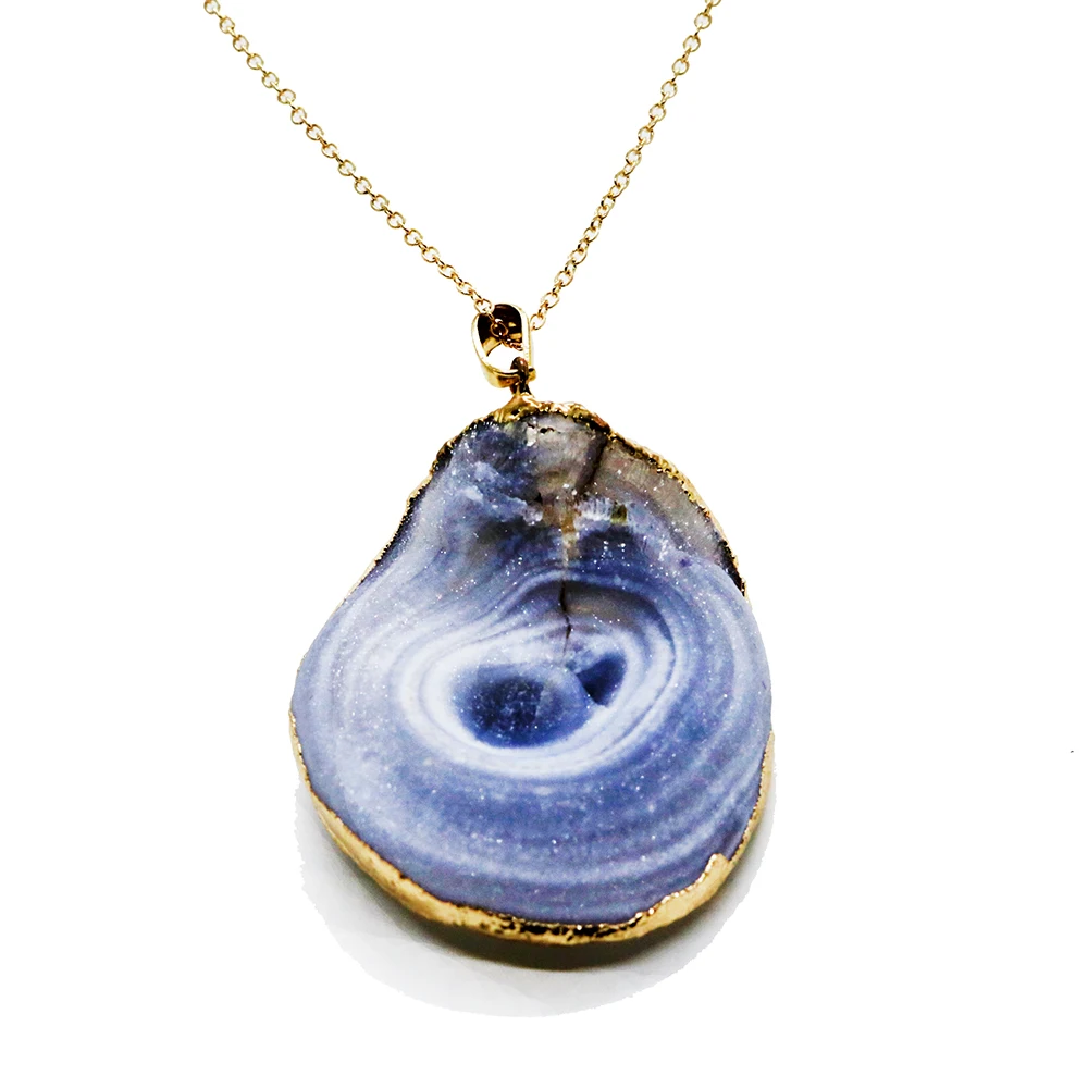 

Natural Stone Rugged Onyx Crystal Necklace Geometric Irregular Semi Gem Necklace for Unisex Elegant Natural Crystal Onyx Choker