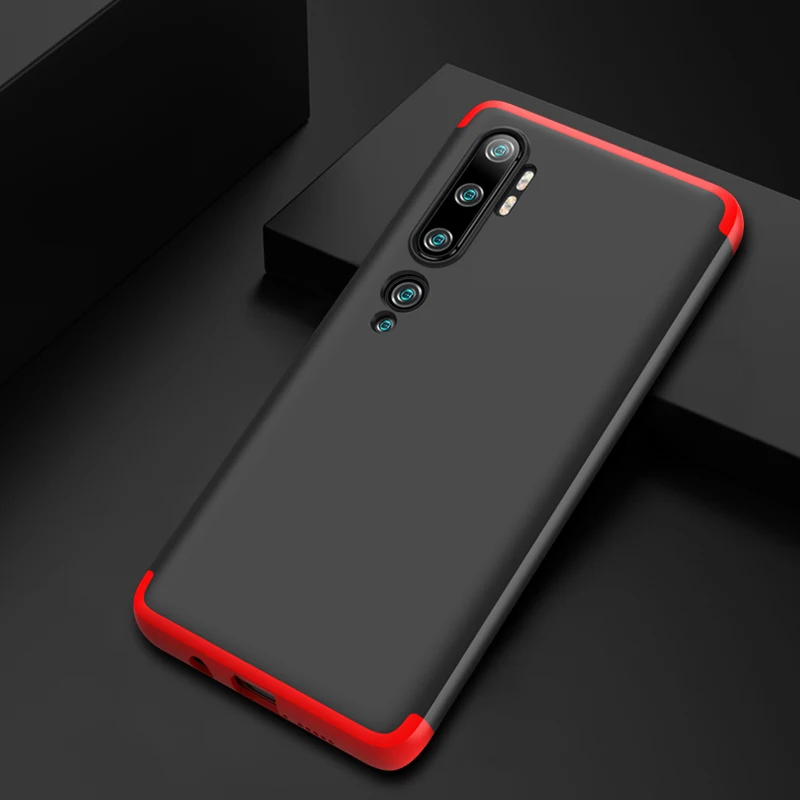 Чехол-накладка для Xiaomi Mi CC9 Pro Note 10 Note10 360 из поликарбоната матовый глобальная