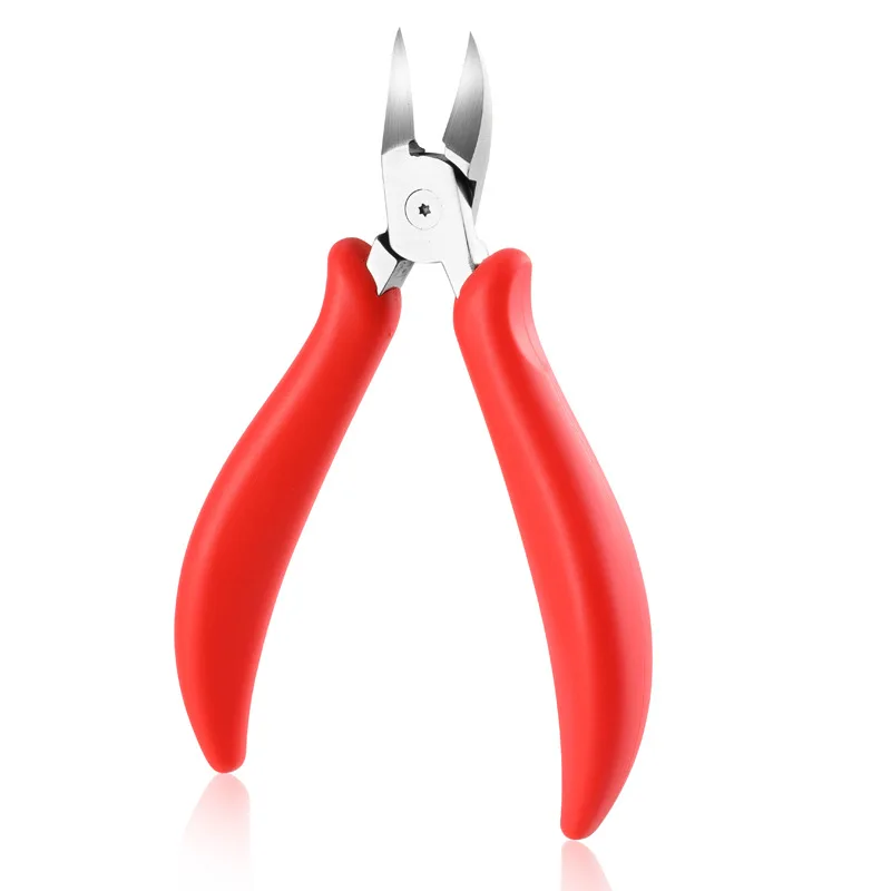 

1 Pc Plastic Handle Fingernail &toenail Stainless Steel Cuticle Nipper Trimming Cutter Scissor Plier Nail Clipper Cutter Tool