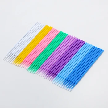 

100PCS Tattoo Cotton Swab Lint Free Supplies Brush Microblading Micro Brushes Applicator Tattoo Accessories For Makeup