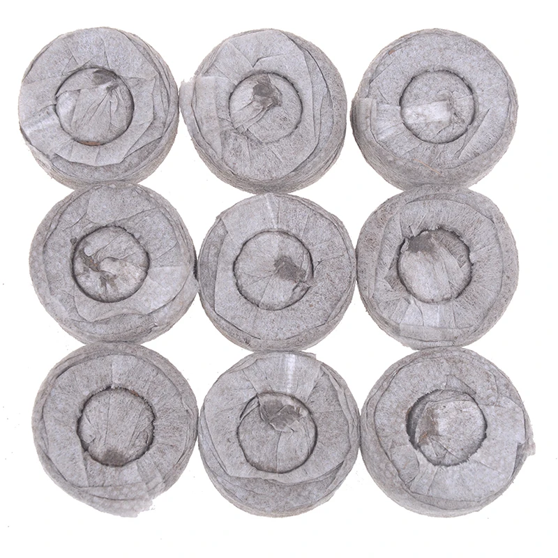 10pcs 30mm Professional Jiffy Peat Pellets Seedling Soil Block In Blocks Seed Starting Plugs Pallet