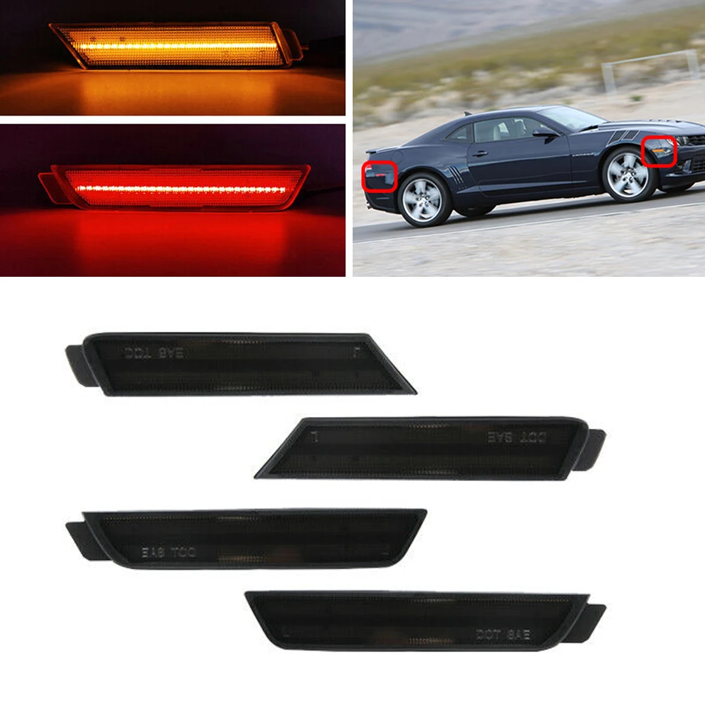 4pcs Front Rear LED Side Marker Light 92246244 92246245 92246252