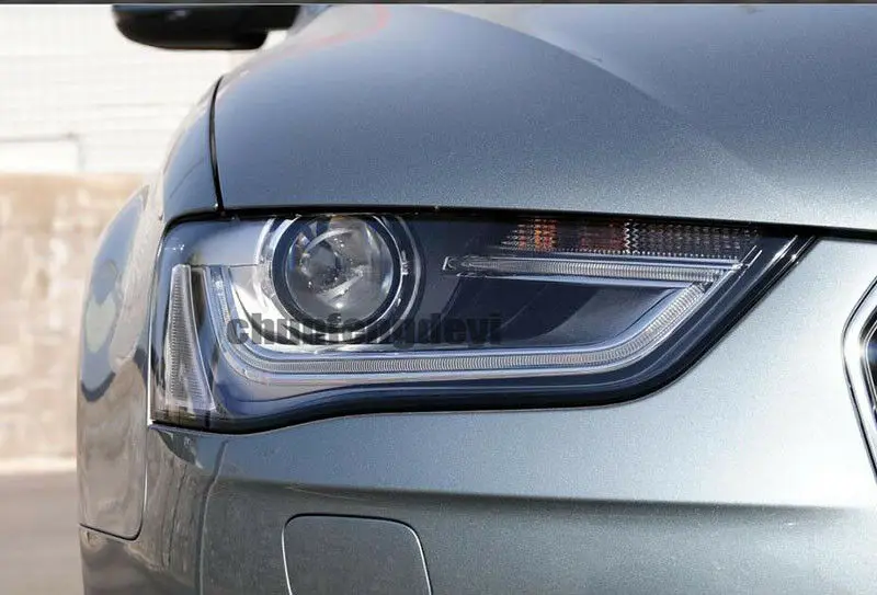 Для Audi A4 2013 2014 2015 2 шт. левая и правая передняя крышка для фар + клей|Абажуры| |
