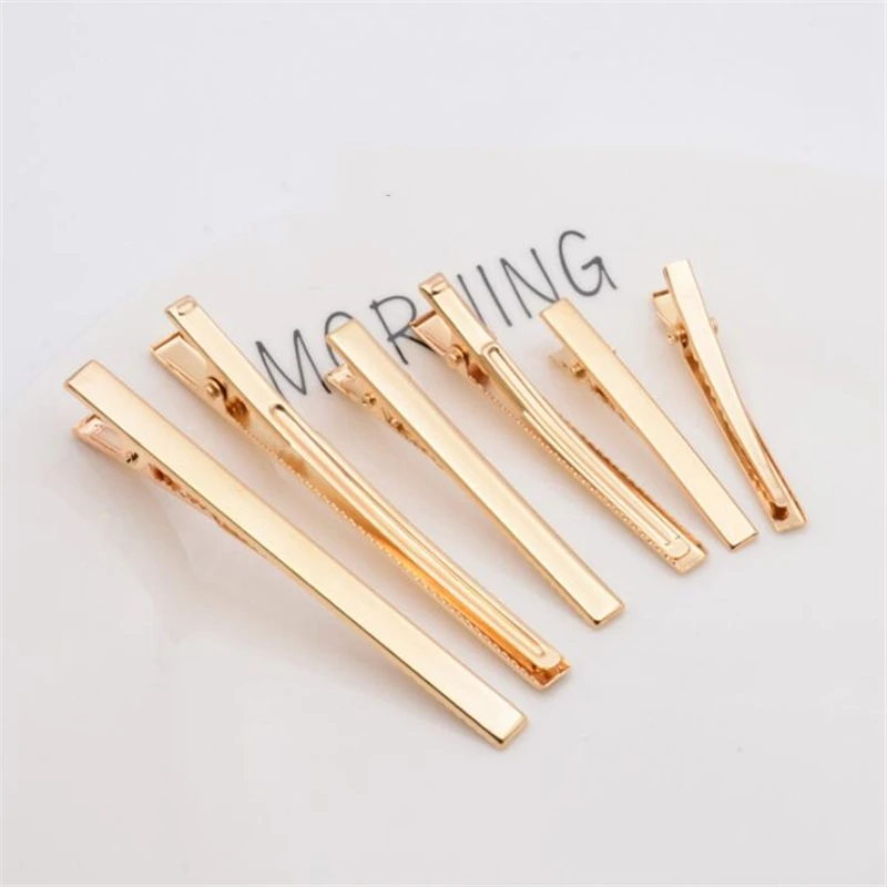 10pcs 5mm 너비 47/60/80mm 악어 헤어 클립 머리핀 플랫 탑 DIY 헤어 클립 쥬얼리 만들기에 대한 치아 빈 설정
