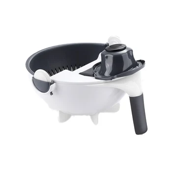 

Slicer Household Kitchen Multi-function 2000ml Vegetable Cutter Scraper Insert Grate Potatoes Scraper Drain Basket Supplies ZG