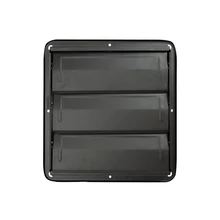 Металлический затвор вытяжной вентилятор для гаража сарай полюс сарая гидропоники вентиляции 10 дюймов 250 мм черный KFA-25A