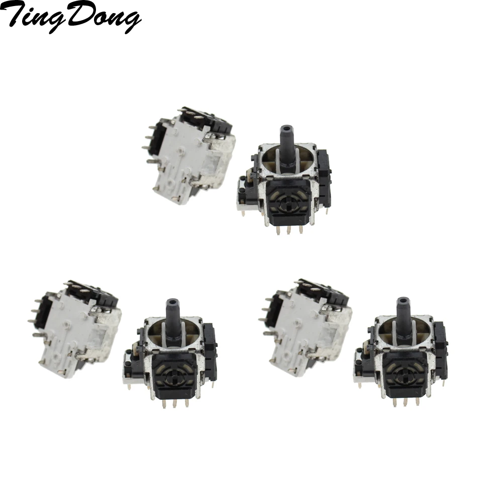 1PCS New ALPS 3pin Replacement black 3D joystick analog Thumb stick FOR Xbox one controller Dualshock 3