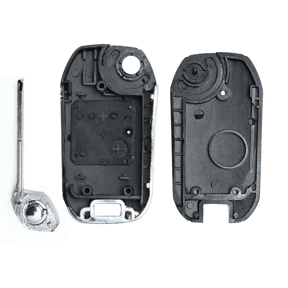 KEYECU складной корпус дистанционного ключа Fob 2 кнопки для Land Rover Дискавери 2 1999-2004