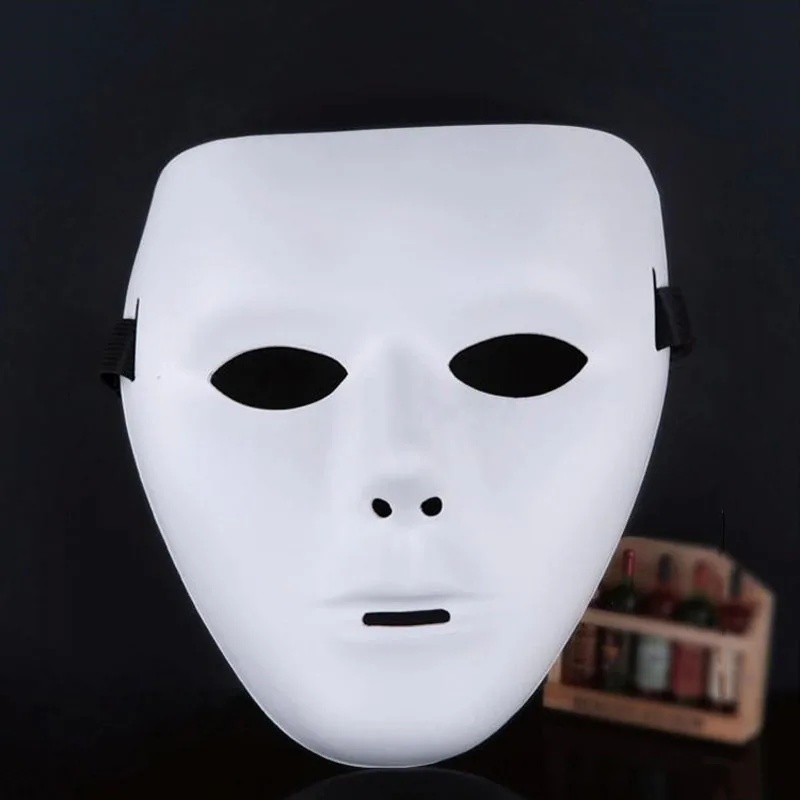 Пластиковые анфас Jabbawockeez танцевальный костюм команды маска вечерние реквизит на Хэллоуин AUG889