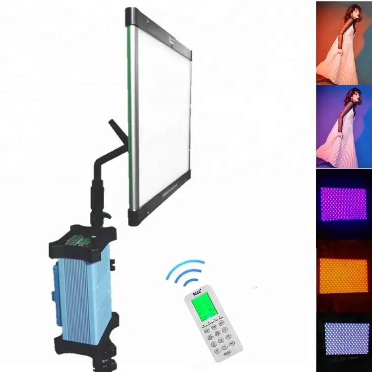 

Yidoblo APP control Folding LED Light panels video light RGB & BIO Color Slim Professional Photography Studio Folable LED Lamp