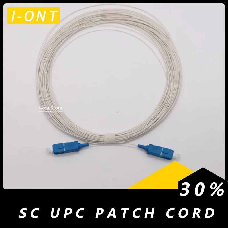 

10 м, 20 м, 30 м, 50 м, FTTH наружный Simplex mode волоконно-оптический патч-корд SC UPC, однорежимный прямой кабель
