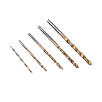 

50pcs Drill Bits Set Titanium Coated High Speed Steel DIY Tool 1/1.5/2/2.5/3mm
