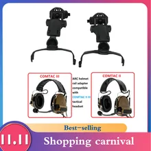 Support de casque tactique Airsoft, Kit de montage sur Rail, adaptateur de Rail de casque ARC pour casque tactique, têtes COMTAC II III