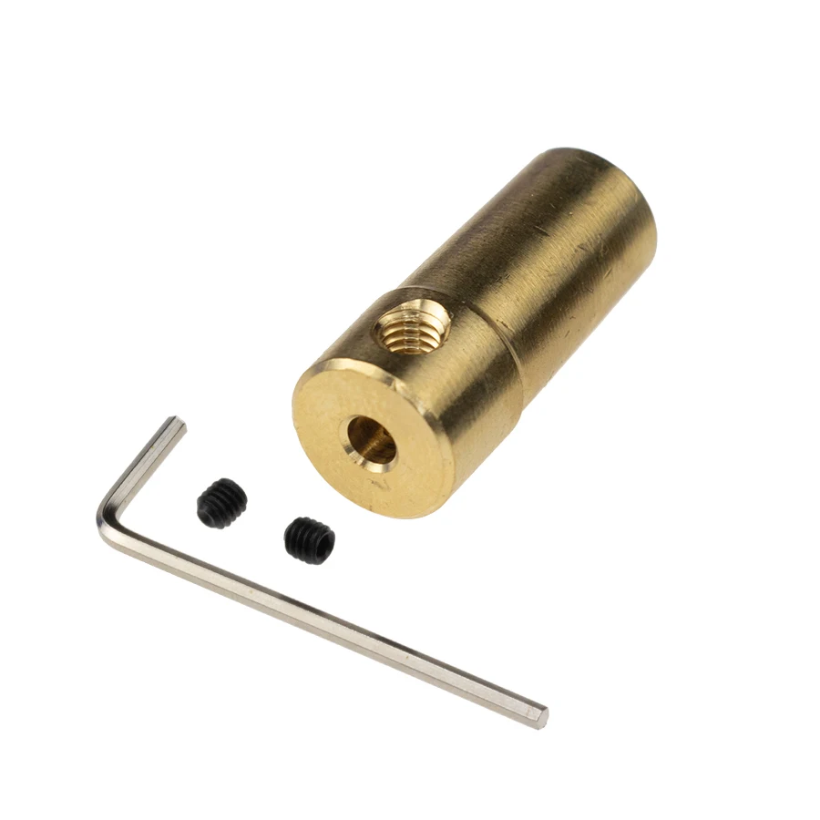 Removable-Copper 1PCS 3.17mm/4mm/5mm/6mm/7mm/8mm/10mm Motor Shaft Coupler Sleeve Coupling B10 Drill Chuck Taper Connecting Rod - Цвет: Removable-Copper