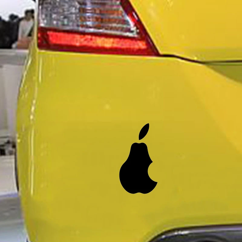 Виниловая наклейка с логотипом Pear NO apple 15*8 1 см литой ноутбук новый стиль горячая