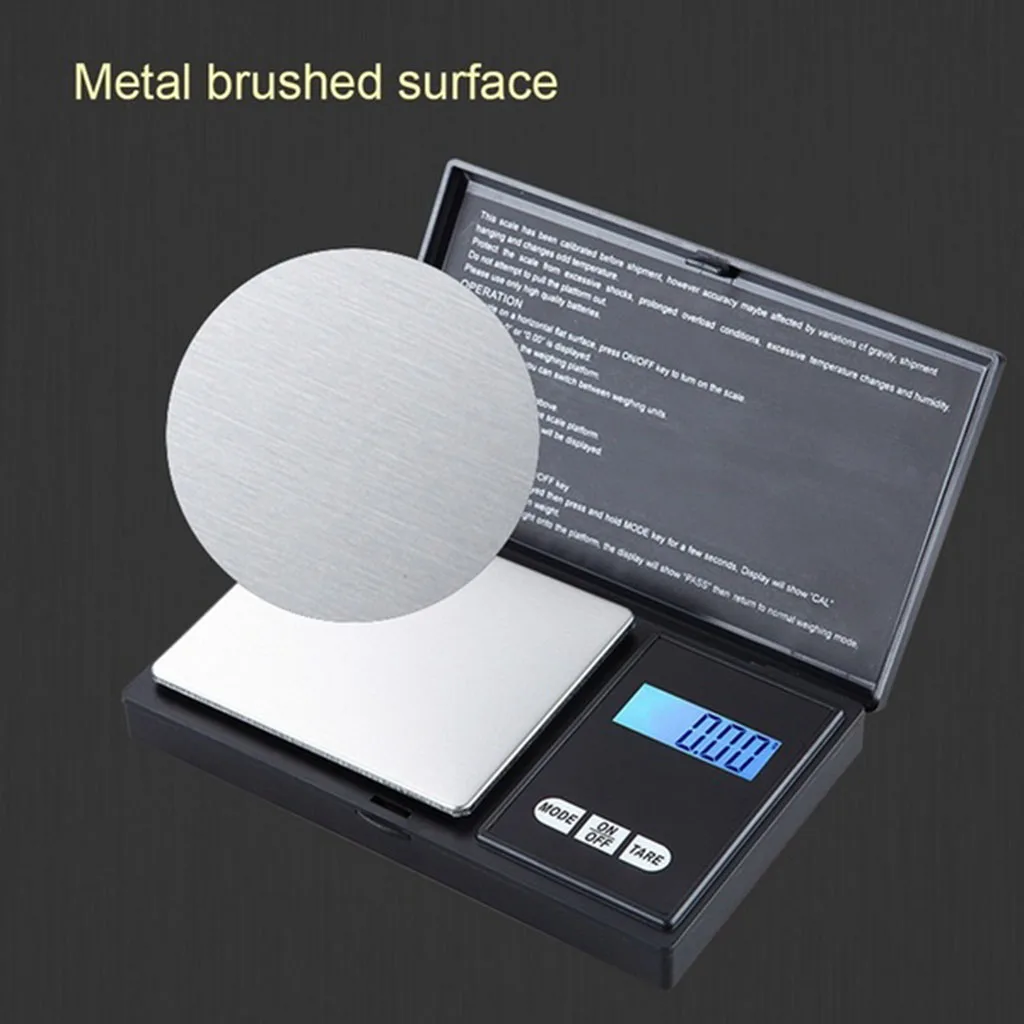 Mini Digital Scale Pocket Jewelry Silver Coin Herb Gram Balance Weight Precise, 50g x 0.01g