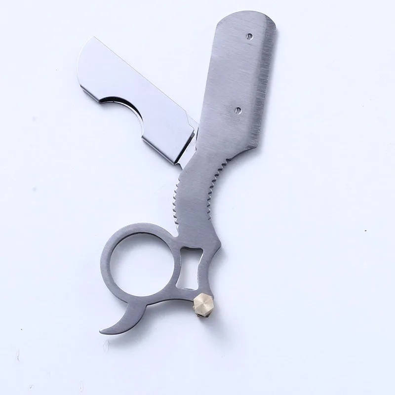 Ring Knife Holder Shaving Razor Manual men s Hairdressing Hand Razor Special Scraper Vintage Razor G0726 1