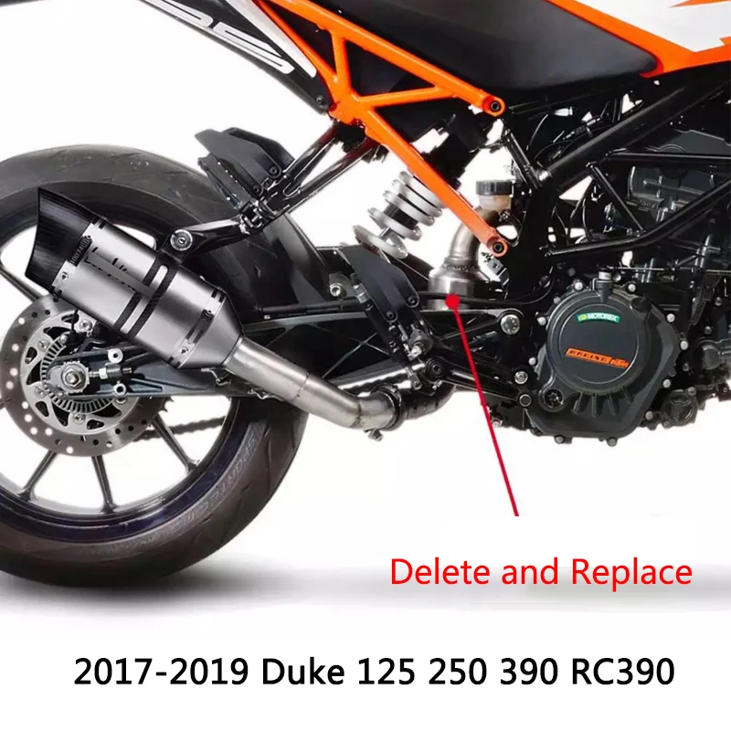 Заменить катализатор для KTM Duke 125 250 390 RC390 заголовок звеньевая труба выхлопная