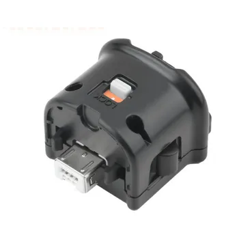 

Motion Plus Adapter Sensor for Nintendo Wii Console Remote Wireless Wii Motion Plus Controller Black and White with Case