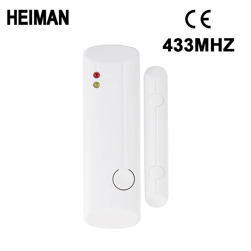 HEIMAN 433 МГц беспроводной оконный магнитный датчик двери детектор для дома Беспроводная сигнализация защита от взлома