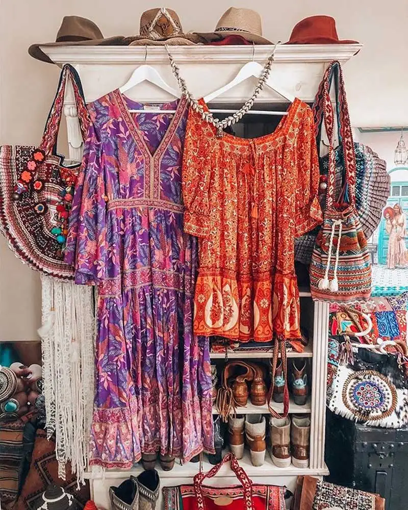 BOHO INSPIRED purple floral dress women V-neck long sleeve dress maxi chic gypsy boho dress summer dress new vestidos
