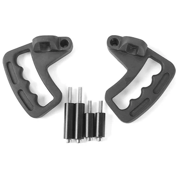 

2Psc Front Aluminum Grab Handles Grip Handle Grab Bars for Jeep Wrangler JK JKU 2 Door 4 Door 2007-2018