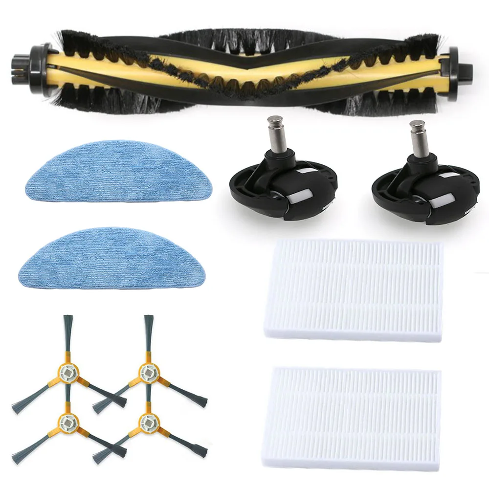 Side Brush Filter Mop Cloth Kit For LIECTROUX C30B E30 Vacuum Cleaner Parts Household Cleaning Tools Bathroom | Дом и сад