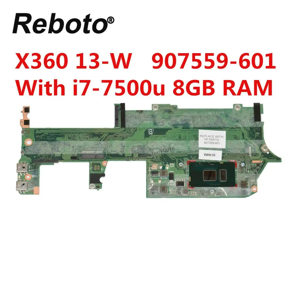Материнская плата для ноутбука HP Spectre x360 13-W 907559-601 с SR2ZV i7-7500u 8 Гб RAM DA0X31MBAF0