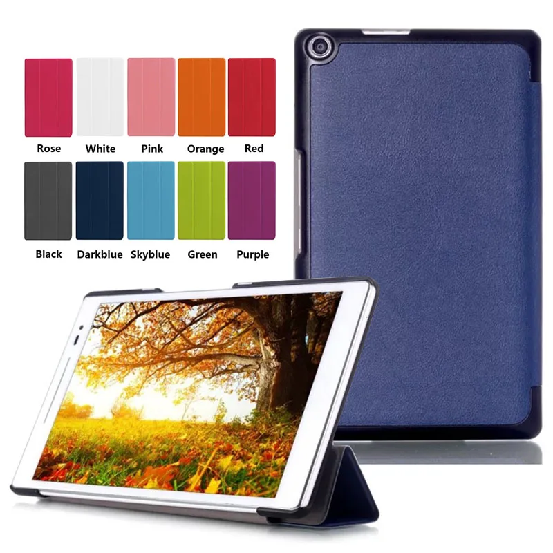 Трехскладной кожаный чехол-подставка для ASUS ZenPad Z8S 8,0 Z582KL P00J Z380C/M/KL/KNL P024 P00A Z581KL, планшетный ПК 8 дюймов