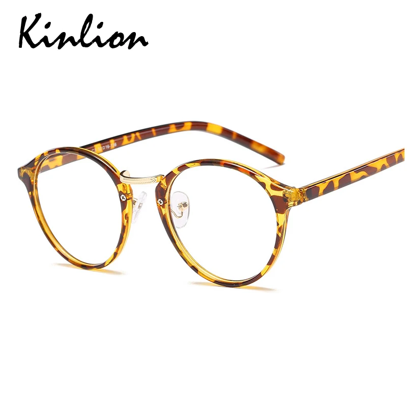 Kinlion, классические круглые женские очки, оправа, Ретро стиль, Ретро стиль, прозрачная оправа для очков, для мужчин, близорукость, оправа для очков, оптическая оправа, Gafas