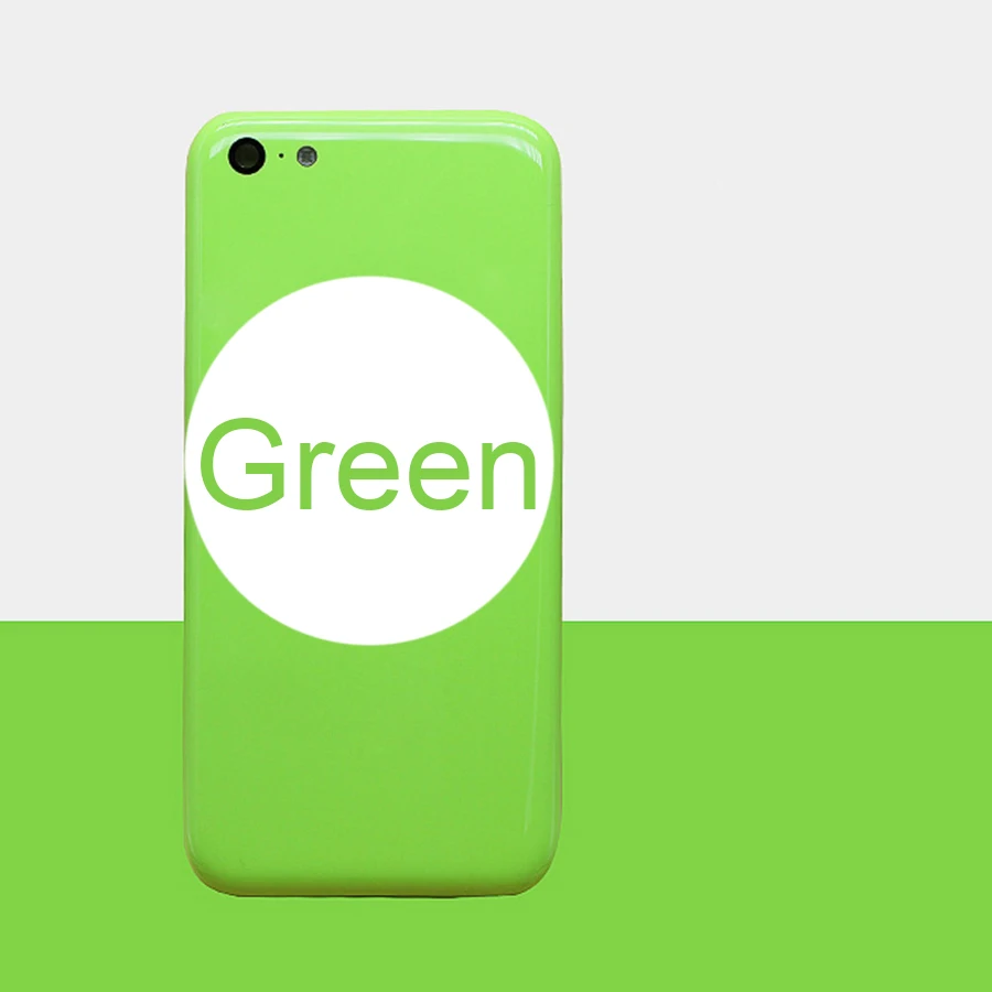 Для Apple iPhone 5C задняя крышка батареи задняя дверь корпус чехол для iPhone 5C задний корпус средняя замена шасси+ Sim лоток