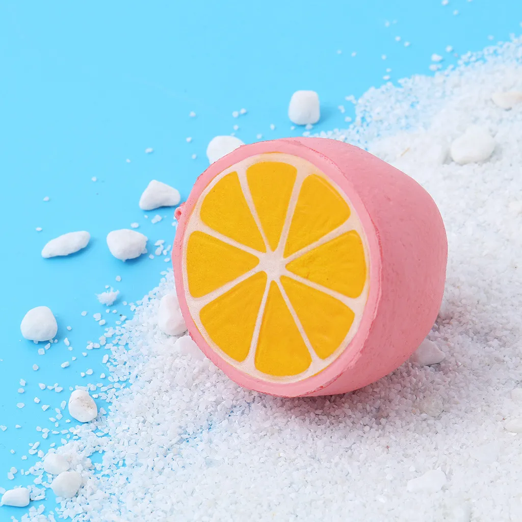 Игрушки для снятия стресса Kawaii Squeeze ToysW806, мягкие игрушки, очаровательные лимоны, медленно поднимающиеся, для выдавливания крема, ароматизированные, для снятия стресса