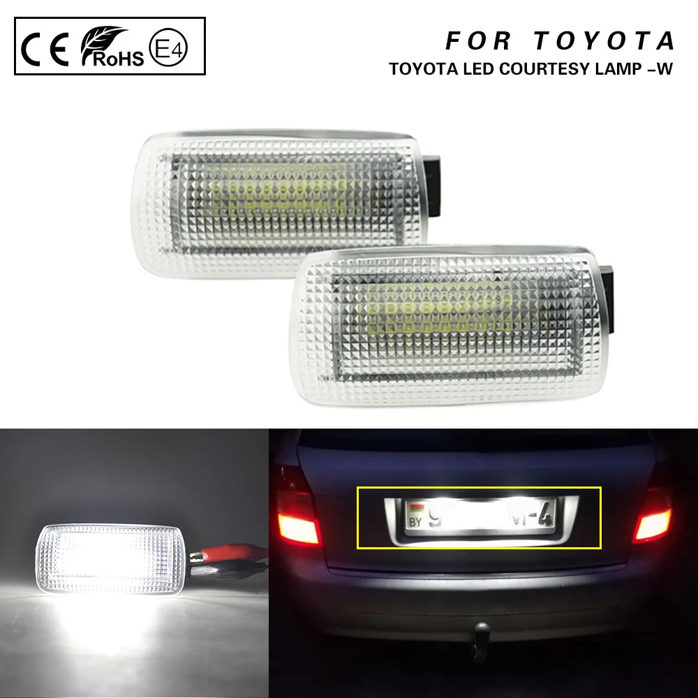 2X беласветодиодный светодиодсветильник лампа для Lexus IS ES LS RX GX LX GS Toyota Avalon Subaru BRZ 2013