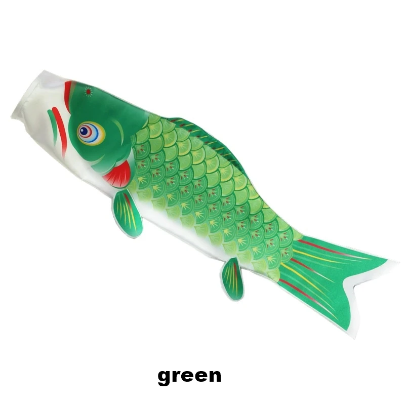 SM SunniMix 3 Colors 150cm Japanese Windsock Carp Flag Koi Nobori Fish Wind Streamer