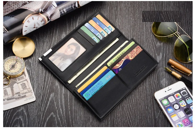 wallet men genuine leather