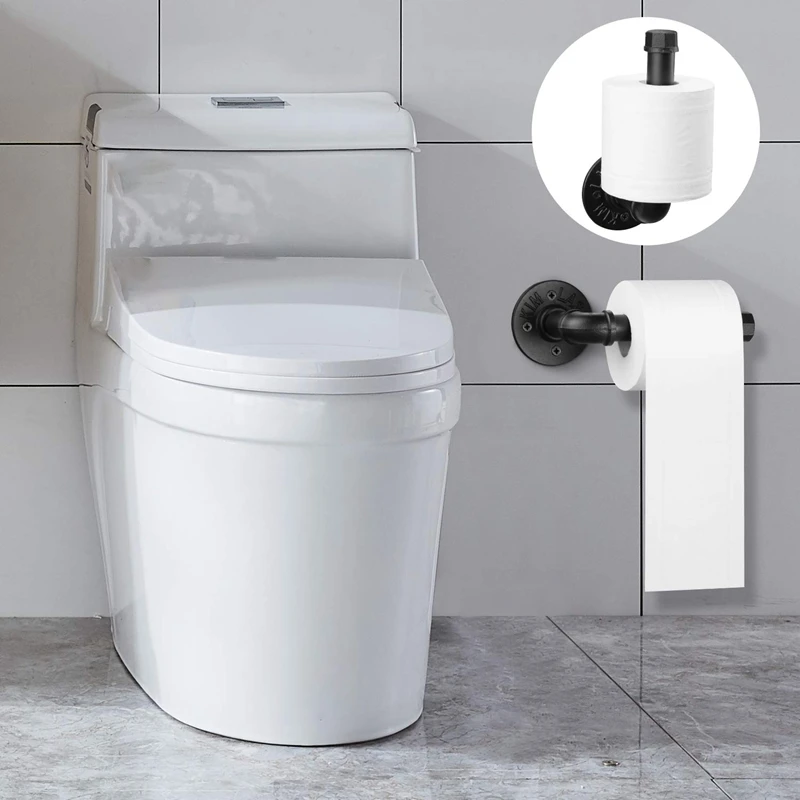 Промышленный держатель для туалетной бумаги, сверхмощный DIY старинная деревенская железная рулон ткани настенный держатель для бумаги вешалка для полотенец с