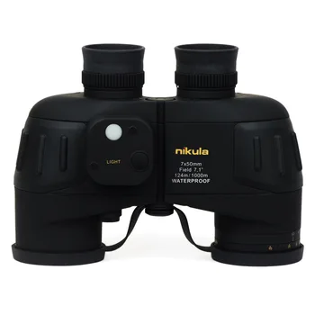 

Nikula Military Nautical Binoculars 7X50 HD High Power Compass Telescope Waterproof Night Vision Outdoor Hunting Binoculars