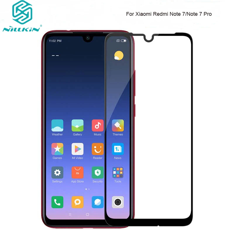 Для Xiaomi Redmi Note 7 Pro закаленное стекло Nillkin CP+ Pro Полное покрытие клеем стекло для Redmi Note 7 Note 7S защитная пленка