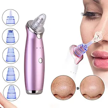 

2 Color Microdermabrasion Blackhead Remover Vacuum Suction Face Pimple Acne Comedone Extractor Pores Cleaner Skin Care Tool
