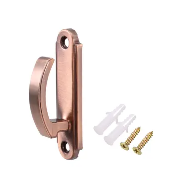 

uxcell 6Pcs Curtain Drapery Holdback Wall Mounted Hook Red Bronze 80X21mm to kitchen, living room, bedrooms, bathrooms etc
