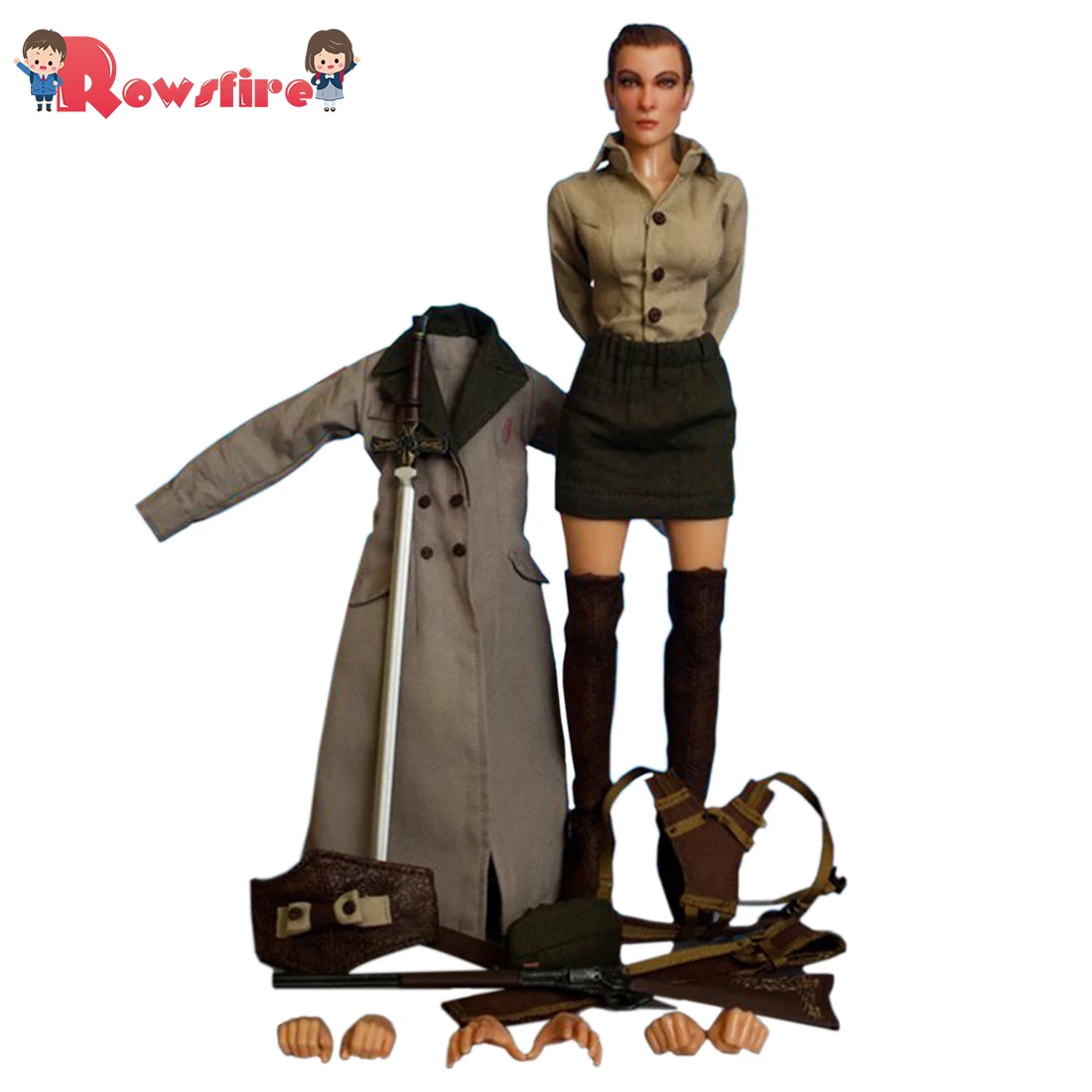

30cm 1/6 Movable Womon Murderess Decoration Military Soldier Model