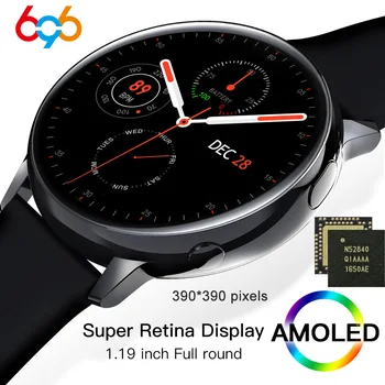 

SG2 Nordic nRF52840 Full Touch Amoled 390*390 HD Screen Smart Watch Men Women IP68 Waterproof Heart Rate Fashion Smartwatch BT 5