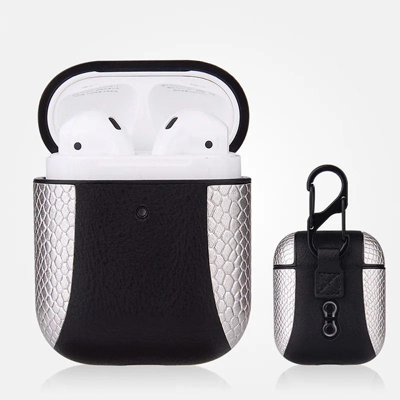 G Чехол для оригинального Apple Airpods чехол, кожаный чехол для Apple Airpods 2 1 чехол Аксессуары для наушников Air Pods Чехол Коробка Coque подарок - Цвет: G
